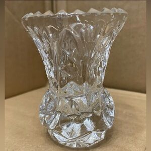 Elegant Clear Glass Mini Bud Vase toothpick, taper candke or matchstick holder